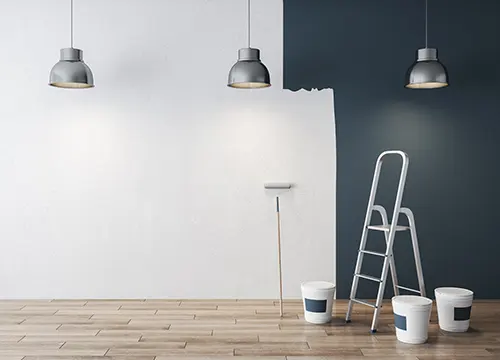 Pintar paredes y techos