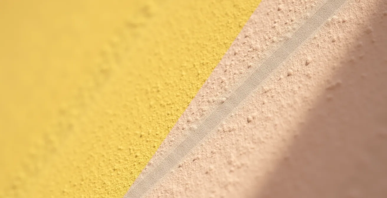 Pared pintada mostrando diferencia de color según luz natural directa e indirecta